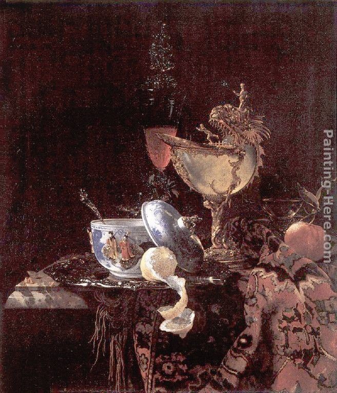 Willem Kalf Still Life with Nautilus Cup